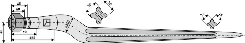 Silozinken 840mm