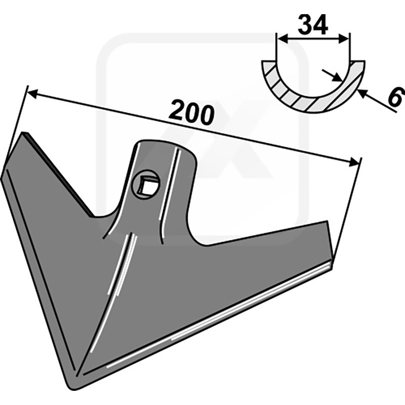 Landwirtschaft Bodenbearbeitung Grubber Schare & Leitbleche Hackschar Landwirtschaft Bodenbearbeitung Grubber Schare & Leitbleche Hackschar