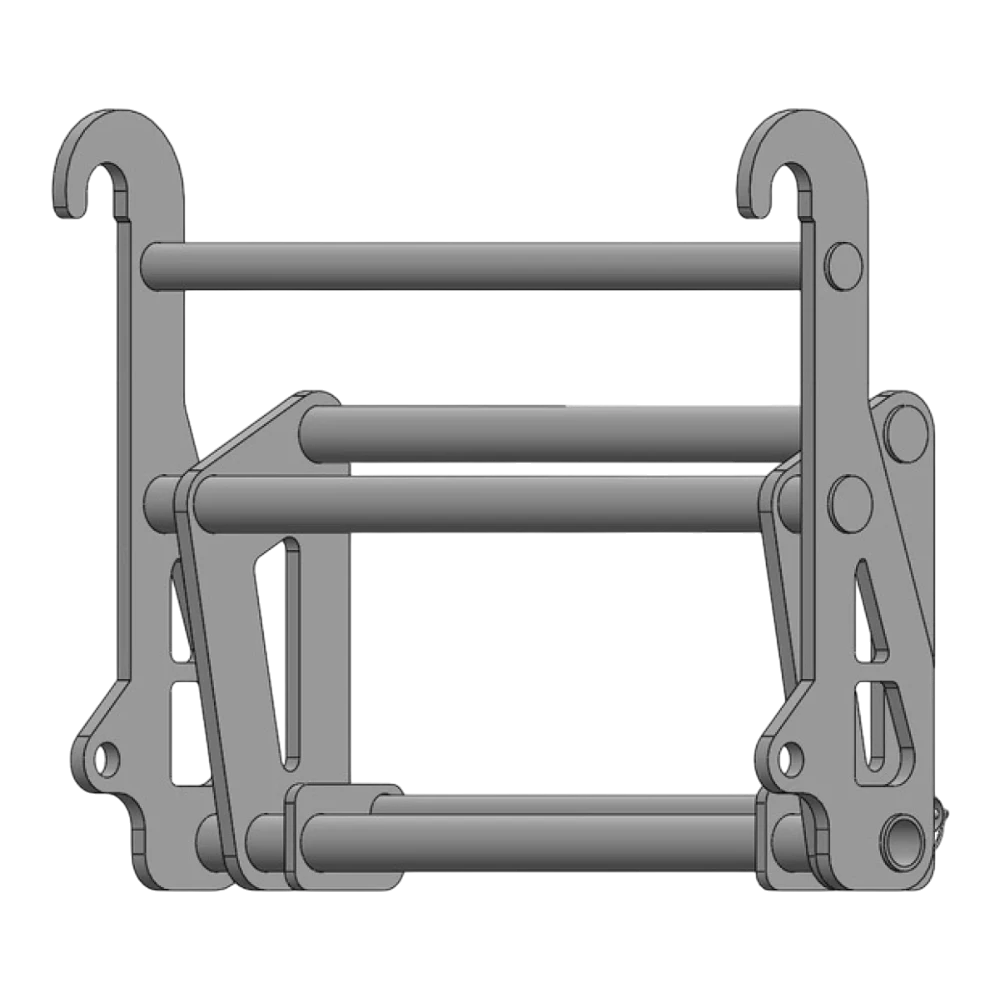 Adapterrahmen JCB Q-Fit auf JLG, Deutz – Produktbild 1 Adapterrahmen JCB Q-Fit auf JLG, Deutz – Adapteransicht 1