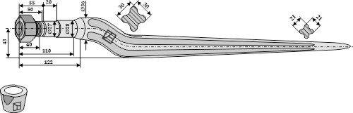 Silozinken 600mm