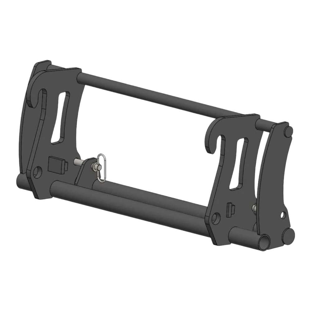 Adapterrahmen Kramer 950 auf Euro – Adapteransicht 1