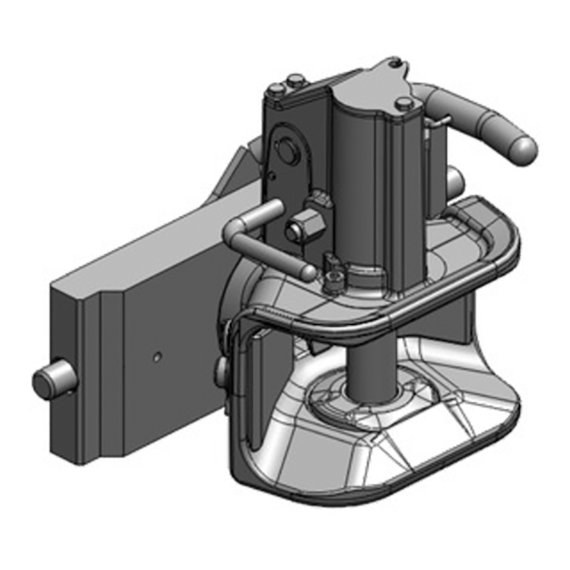 Traktorentechnik Anhängetechnik Scharmüller Zugmaul Standard mit Adapterplatte #03.3291.221-A02