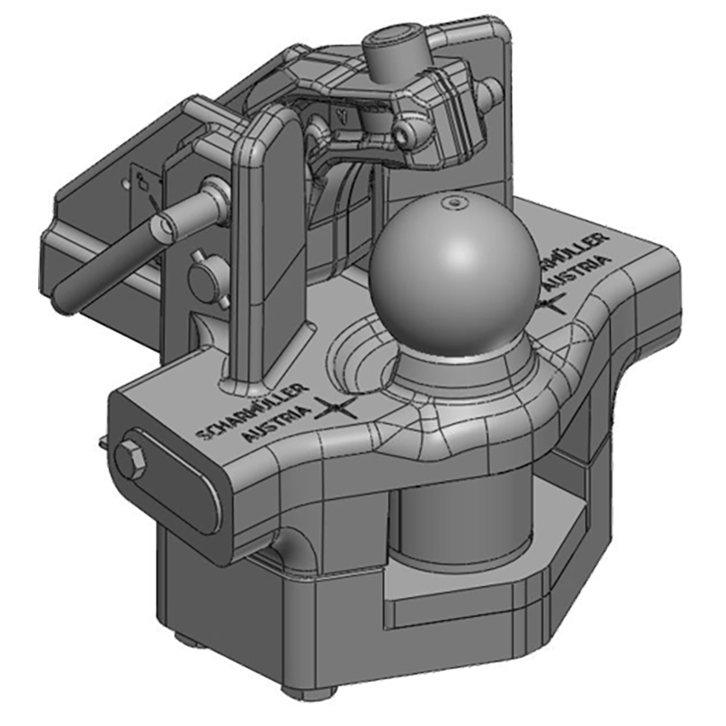 Scharmüller Schraubkugeladapter K80® #02.481.704-SET-A11 Anhängetechnik Scharmüller Schraubkugeladapter K80® #02.481.704-SET-A11
