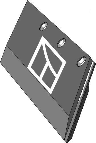 32.0051 Pflugteil Schar-Hinterteil verstärkt 11x150 SB56P R - rechts (3352234) passend für Lemken
