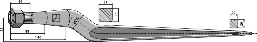 Silozinken 820mm