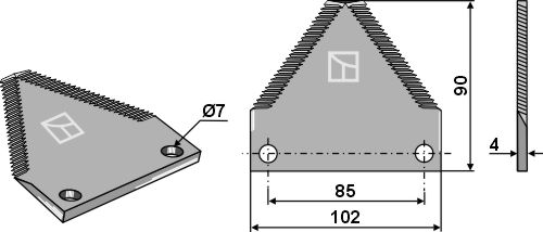 Futtermischwagenmesser