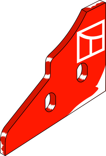 34.0042 Pflugteil Anlagenspitze - rechts (761110) Pflugteil Anlagenspitze - rechts (761110) 34.0042 von Industriehof