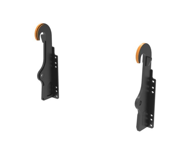 Quicke BoH 40x80 Dieci XL | Hakensatz Quicke BoH Hakensatz 40x80 Dieci XL: Anschraubhaken für Anbaugeräte mit 40x80-Schnittstelle. Art.-Nr. 11256848Q.