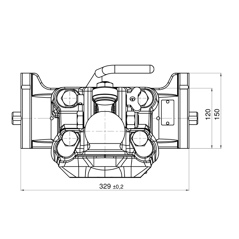 Kugelkupplung K80® Scharmüller 07.6330.42-A02 330mm Fendt John Deere Deutz 