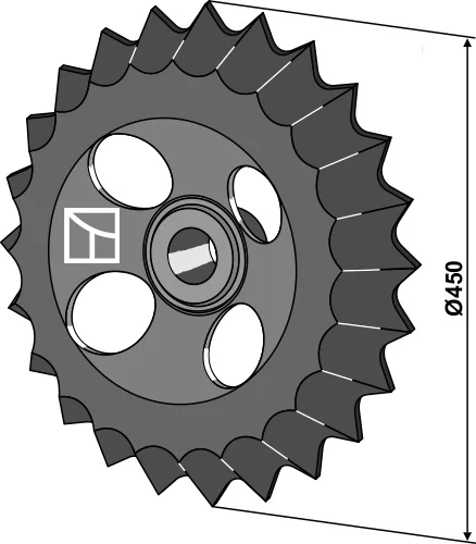 Zahnwalzenring - Ø450mm | 316-522 Industriehof Scherenbostel | Zahnwalzenring - Ø450mm (316-522)