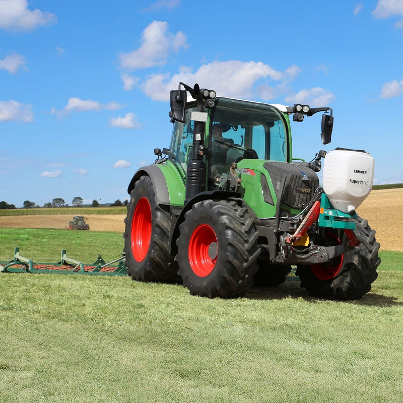 LEHNER-SuperVario 12 Volt-Streuer für Grünland-Nachsaat LEHNER-SuperVario 12 Volt-Streuer für Grünlandverbesserungen und Nachsaat