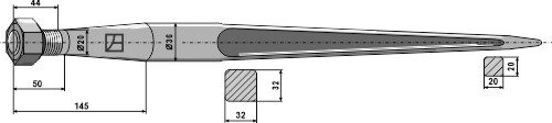 Frontladerzinken 1000mm