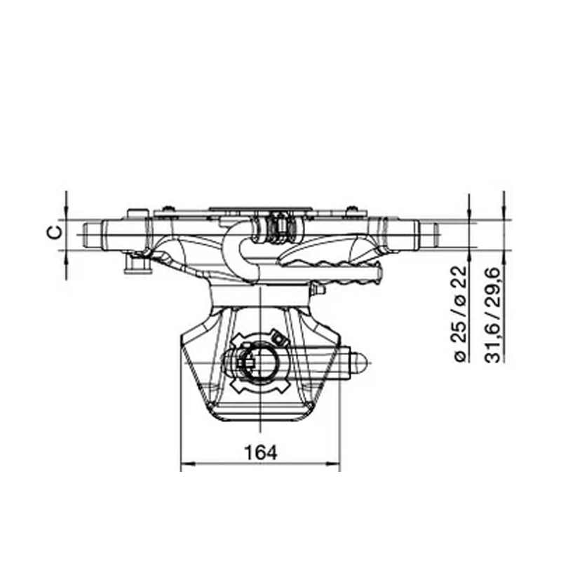 Anhängekupplung manuell ROCKINGER RO810 D3650 335 mm Schiene 