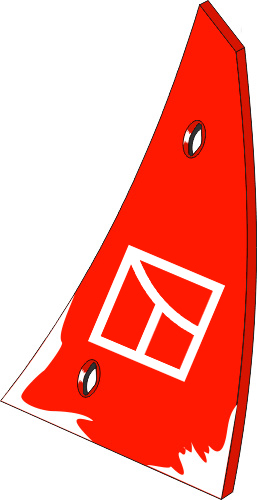 34.0144 Pflugteil Streichblech-Vorderteil - rechts (619060) Pflugteil Streichblech-Vorderteil - rechts (619060) 34.0144 von Industriehof