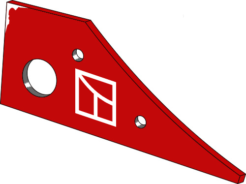 38.0016 Pflugteil Anlagenspitze - links (PK8.140.03) 38.0016 Pflugteil Anlagenspitze - links (PK8.140.03) passend für Vogel und Noot