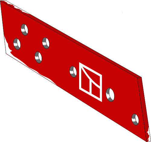 38.0001 Pflugteil Anlage - links (PK8.035.01) 38.0001 Pflugteil Anlage - links (PK8.035.01) passend für Vogel und Noot