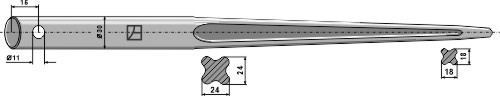 Frontladerzinken 760mm