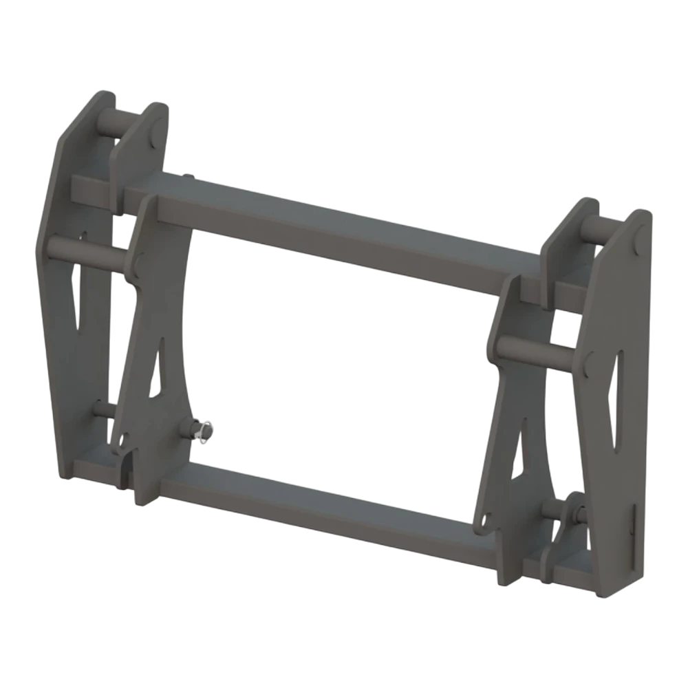 Adapterrahmen Mailleux auf JCB Q-Fit – Adapteransicht 1