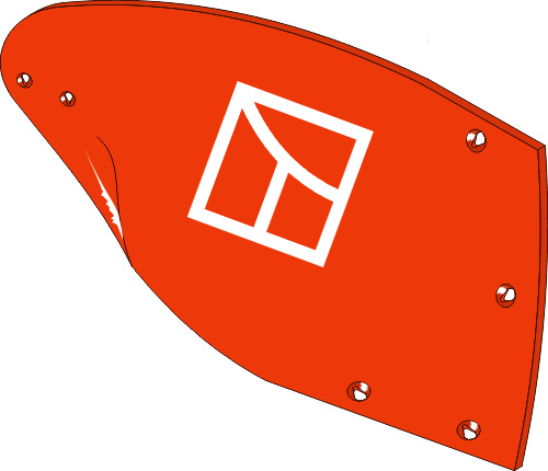 43.0020 Pflugteil Streichblech-Hinterteil - rechts (200052) 43.0020 Pflugteil Streichblech-Hinterteil - rechts (200052) passend für Niemeyer