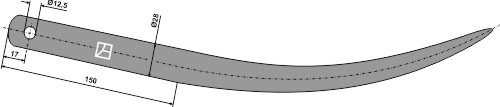 Greiferzinken 650mm