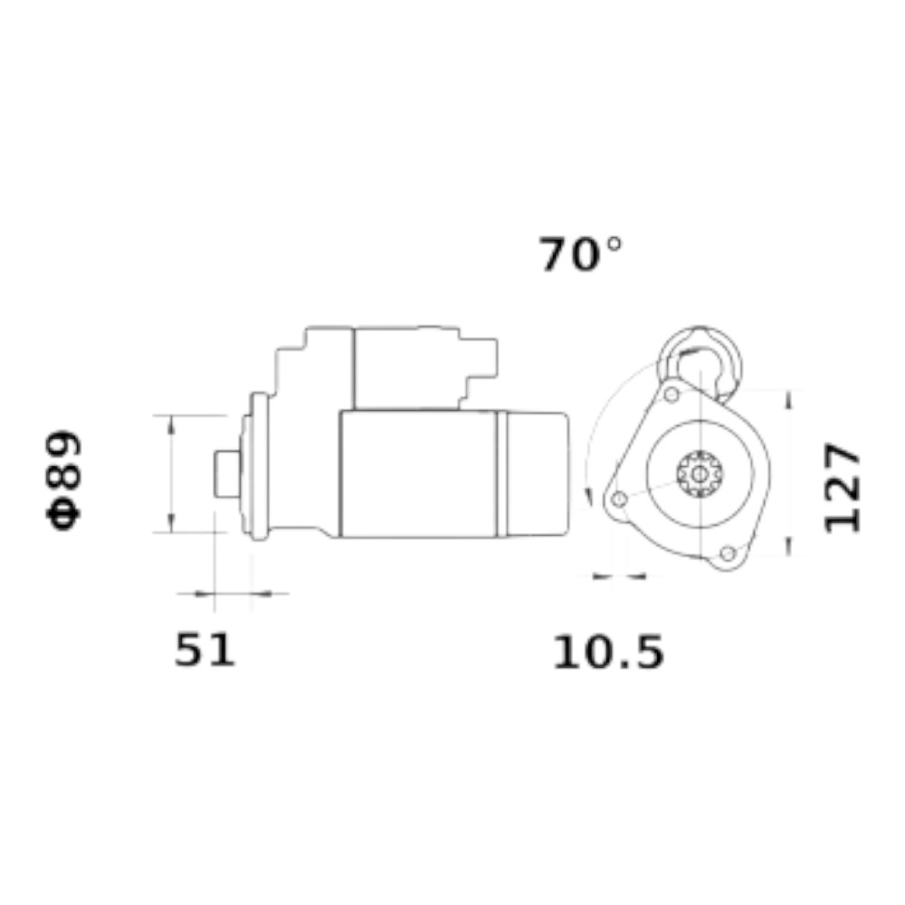 MAHLE Anlasser, Starter MAHLE Anlasser, Starter