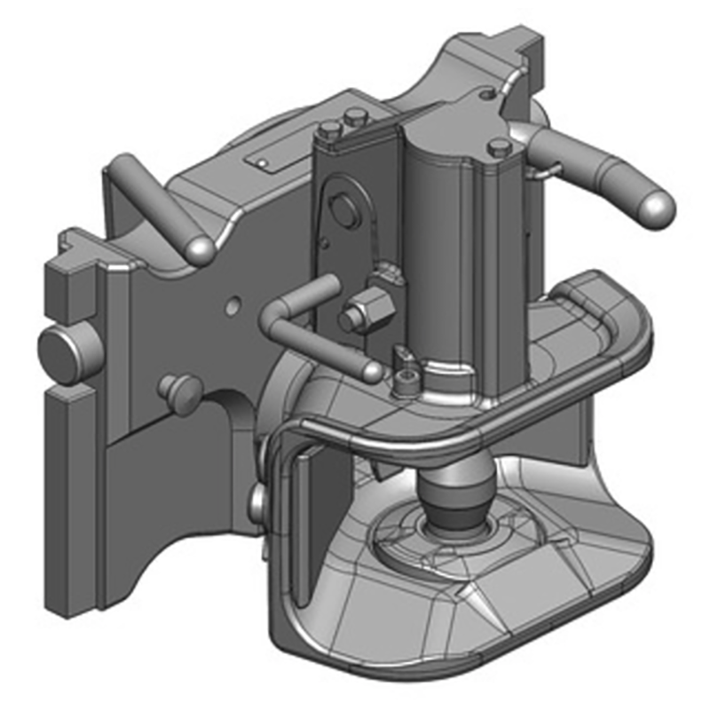 Traktorentechnik Anhängetechnik Scharmüller Zugmaul Standard mit Adapterplatte #03.6320.531-A02