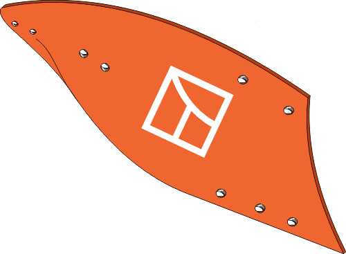 39.0055 Pflugteil Streichblech einteilig - rechts (30.23.657D) 39.0055 Pflugteil Streichblech einteilig - rechts (30.23.657D) passend für Naud