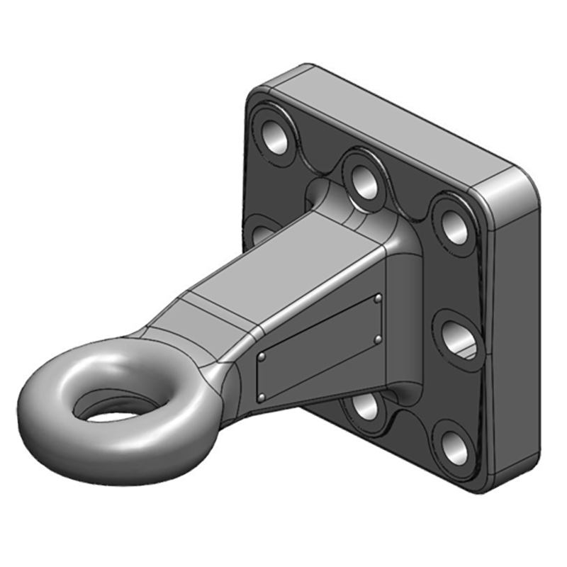 Anhängetechnik Scharmüller Zugöse Flansch #00.654.41.0-A02