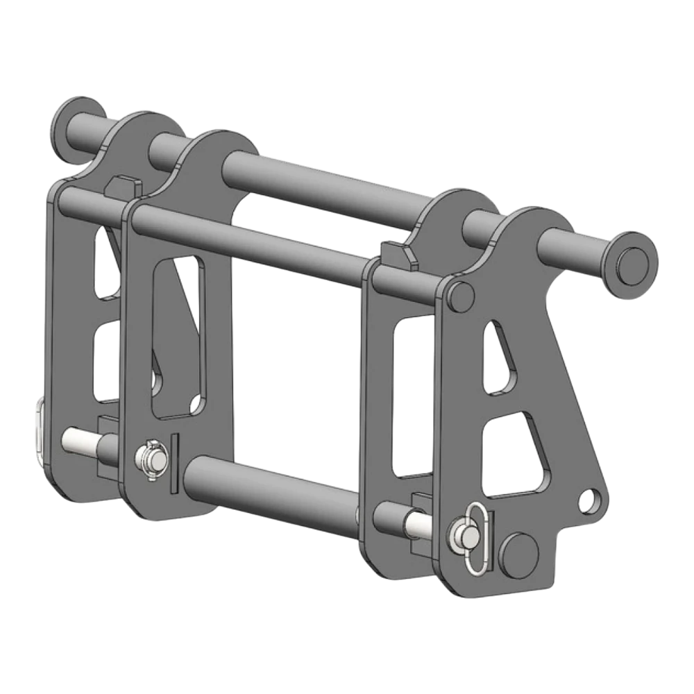 Adapterrahmen Mailleux auf Weidemann SERIE 30 – Adapteransicht 1