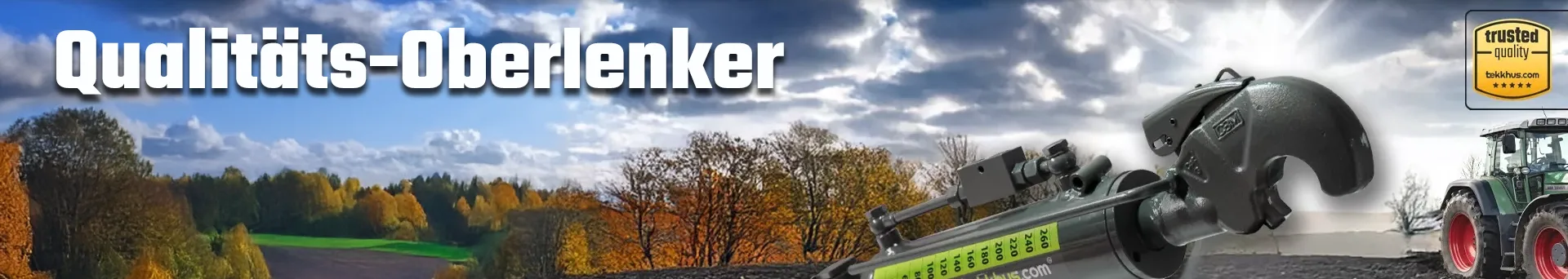 Hydraulische Oberlenker mit Fanghaken