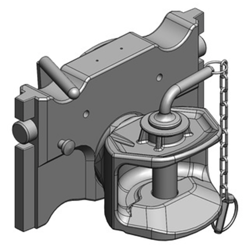 Traktorentechnik Anhängetechnik Scharmüller Zugmaul Standard mit Adapterplatte #03.3205.02-A02 Traktorentechnik Anhängetechnik Scharmüller Zugmaul Standard mit Adapterplatte #03.3205.02-A02