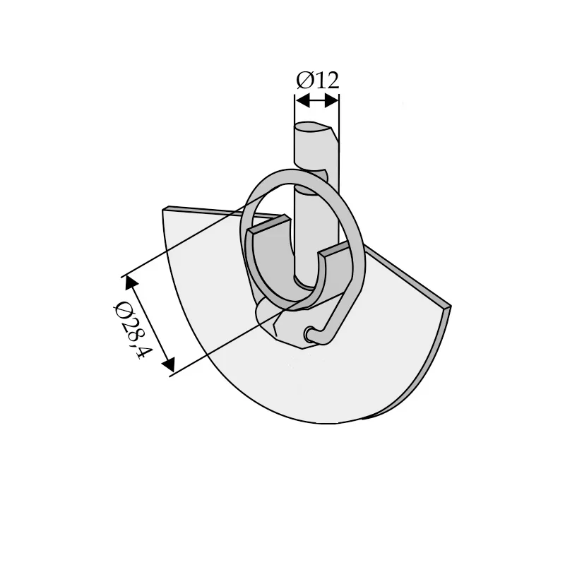 Fangschale I-HOF Kat 2 / 28,7 - 12 mm verzinkt Fangschale I-HOF Kat 2 / 28,7 - 12 mm verzinkt