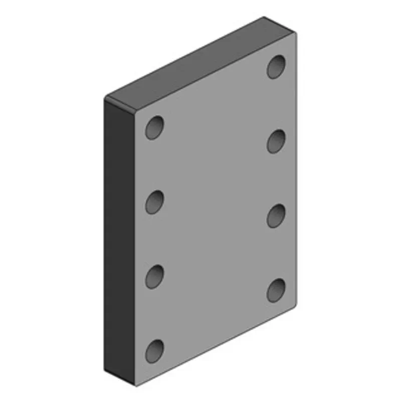 Traktorentechnik Anhängetechnik Scharmüller Anschweißplatte #00.645.11.0 Traktorentechnik Anhängetechnik Scharmüller Anschweißplatte #00.645.11.0