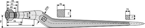 Silozinken 830mm