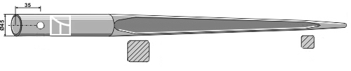 Frontladerzinken 980mm