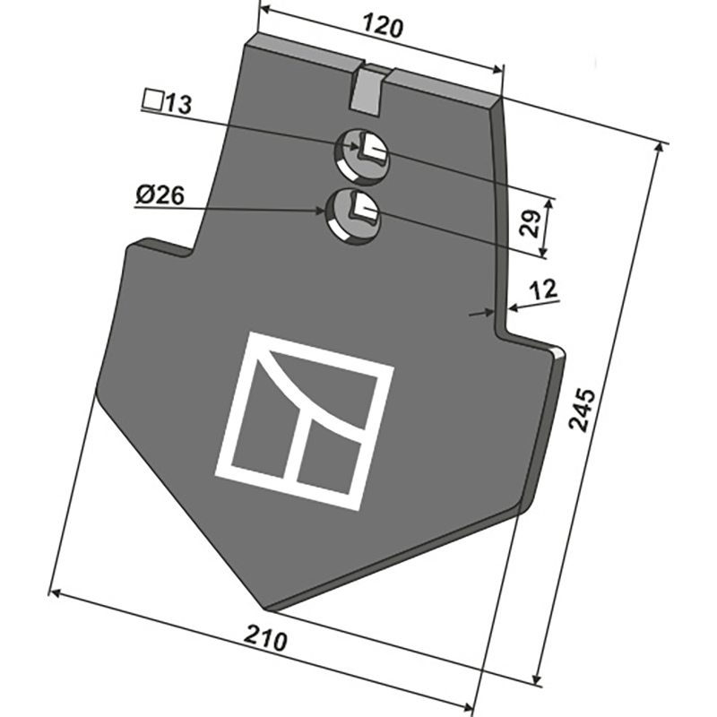 Landwirtschaft Bodenbearbeitung Grubber Schare & Leitbleche Scharspitze Väderstad Landwirtschaft Bodenbearbeitung Grubber Schare & Leitbleche Scharspitze Väderstad