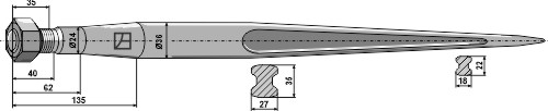 Frontladerzinken 1400mm