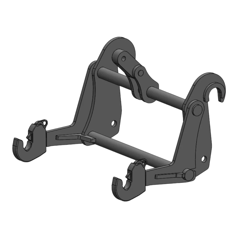 Adapterrahmen Case, New Holland auf 3-Punkt KAT 2 – Produktbild 1 Adapterrahmen Case, New Holland auf 3-Punkt KAT 2 – Adapteransicht 1