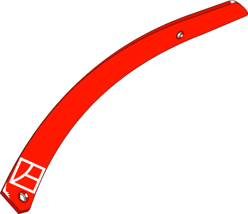 Pflugteil Streichblech-Streifen - links (H0403230) 34.0135 von Industriehof