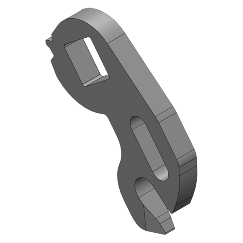 Scharmüller Mittelhebel 76x40x8 (ab 10/2009) #10.753.102.1 Scharmüller Mittelhebel 76x40x8 (ab 10/2009) #10.753.102.1