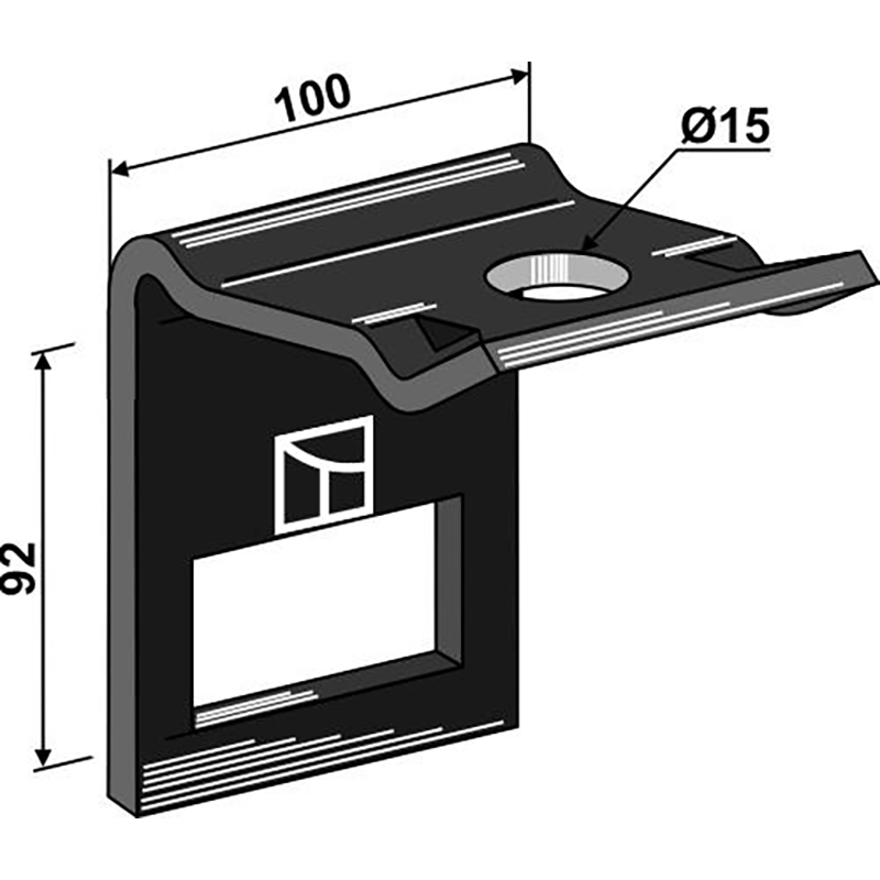 Landwirtschaft Bodenbearbeitung Grubber Schare & Leitbleche Halter für Zinken 70 x 12 Landwirtschaft Bodenbearbeitung Grubber Schare & Leitbleche Halter für Zinken 70 x 12