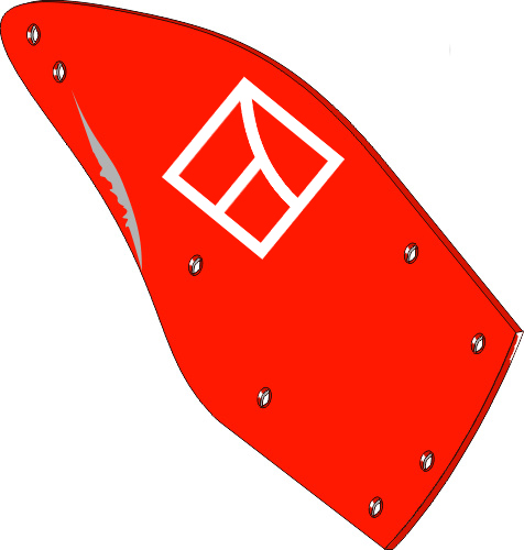 Streichblech-Hinterteil rechts passend für Kuhn (612228)