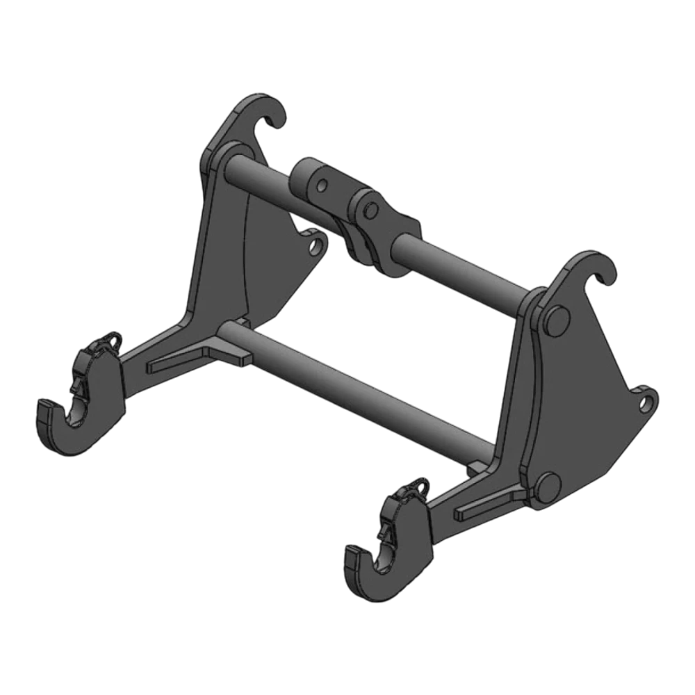 Adapterrahmen Faucheux STD auf 3-Punkt KAT 2 – Produktbild 1 Adapterrahmen Faucheux STD auf 3-Punkt KAT 2 – Adapteransicht 1