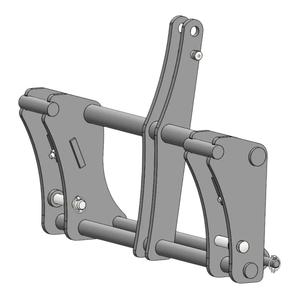 Adapterrahmen 3-Punkt KAT 2 auf Faucheux STD – Produktbild 1 Adapterrahmen 3-Punkt KAT 2 auf Faucheux STD – Adapteransicht 1