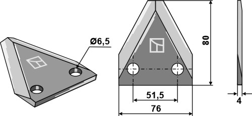 Futtermischwagenmesser