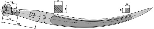 Greiferzinken 920mm