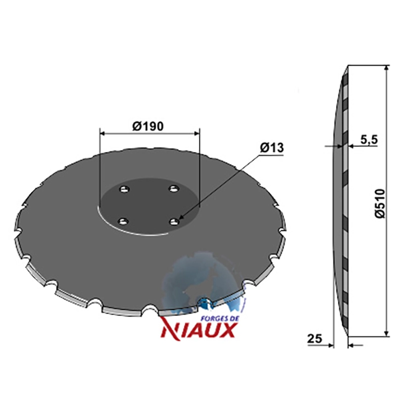 Landwirtschaft Bodenbearbeitung Scheibeneggen Scheibe Gezahnt gezackt Vogel & Noot|Niaux Landwirtschaft Bodenbearbeitung Scheibeneggen Scheibe Gezahnt gezackt Vogel & Noot|Niaux