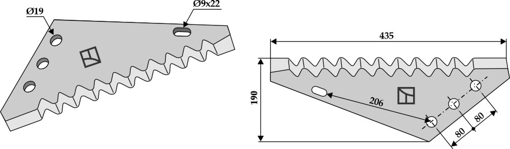 Futtermischwagenmesser