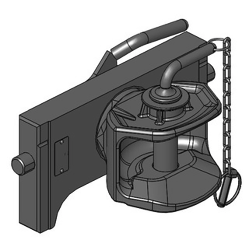 Traktorentechnik Anhängetechnik Scharmüller Zugmaul Standard mit Adapterplatte #03.3205.01-A02 Traktorentechnik Scharmüller Zugmaul Standard mit Adapterplatte 03.3205.01-A02