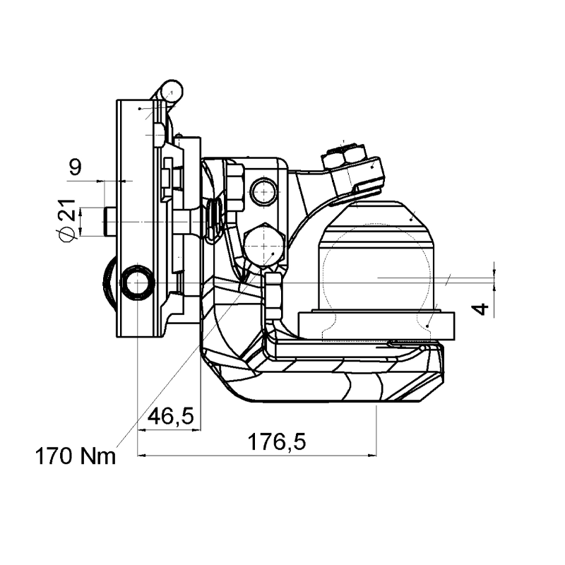 Kugelkupplung K80® Scharmüller 05.6311.420-A11 311 mm Fendt K80 Scharmüller Kugeleinsatz 311mm Fendt grau